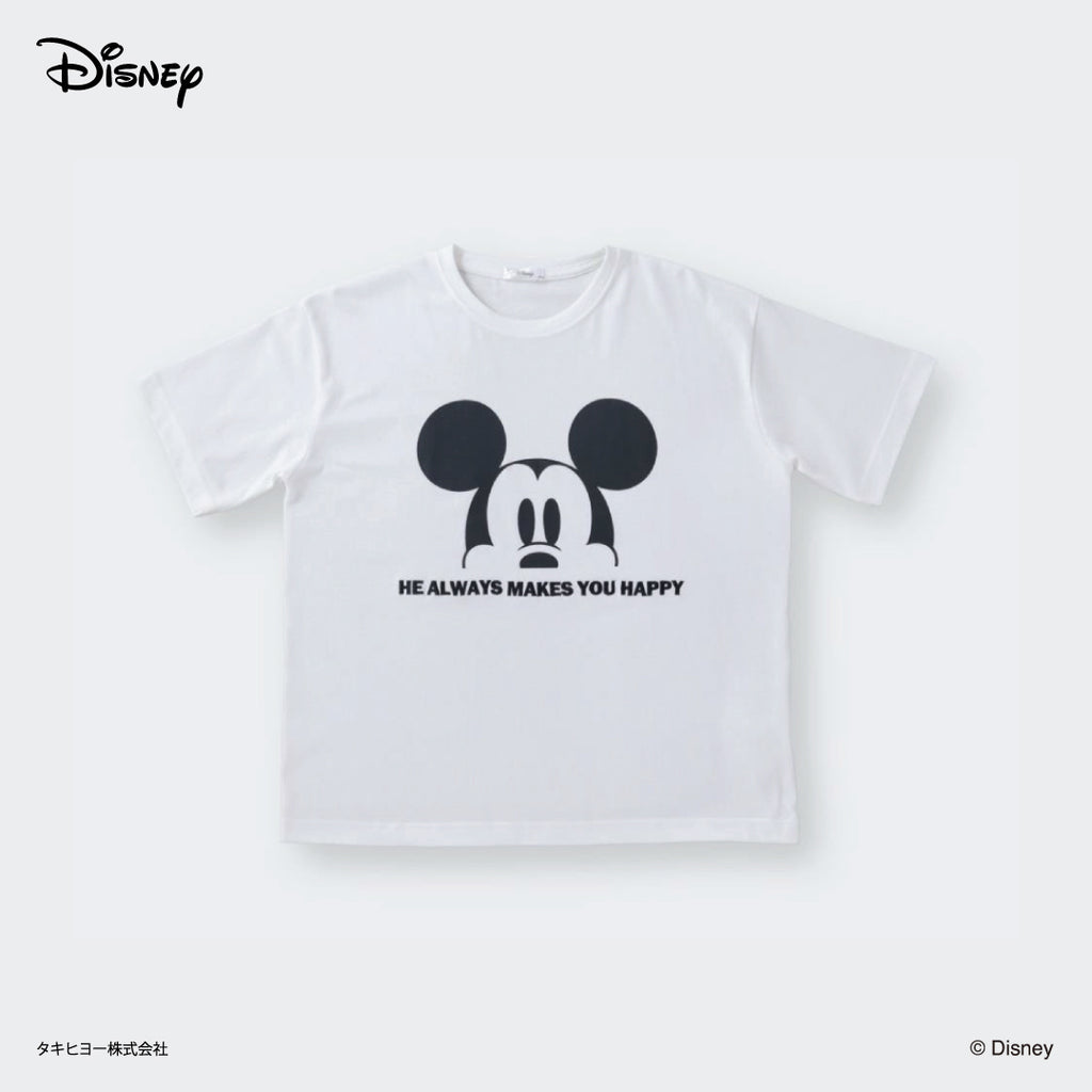 เสื้อยืด Mickey Mouse ลาย Always Happy มีความสุขเสมอ