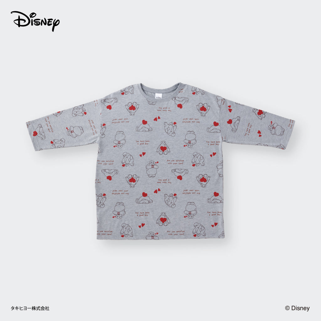 เสื้อแขนยาว Baymax ลายหัวใจ—อบอุ่นน่ากอดแบบหุ่นยนต์ฮีลใจ