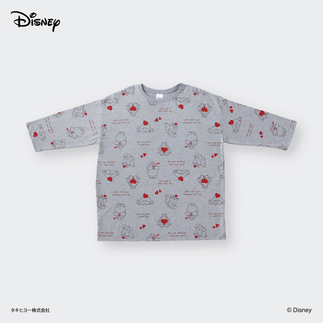 เสื้อแขนยาว Baymax ลายหัวใจ—อบอุ่นน่ากอดแบบหุ่นยนต์ฮีลใจ