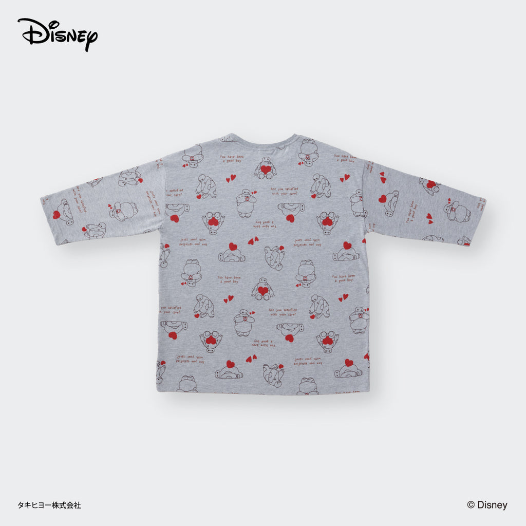 เสื้อแขนยาว Baymax ลายหัวใจ—อบอุ่นน่ากอดแบบหุ่นยนต์ฮีลใจ