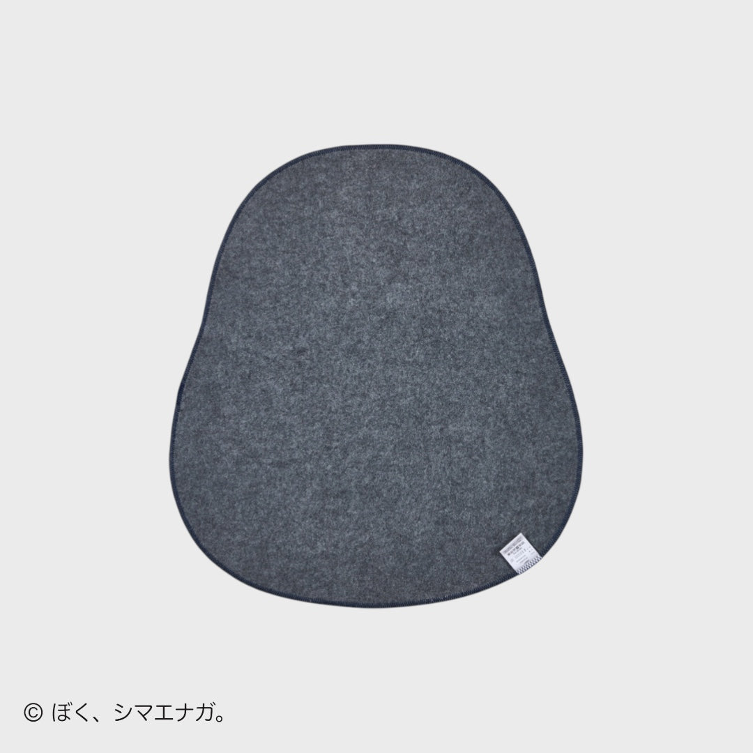 Shimaenaga Doormat – Adorable White Bird, Super Soft & Absorbent Floor Rug