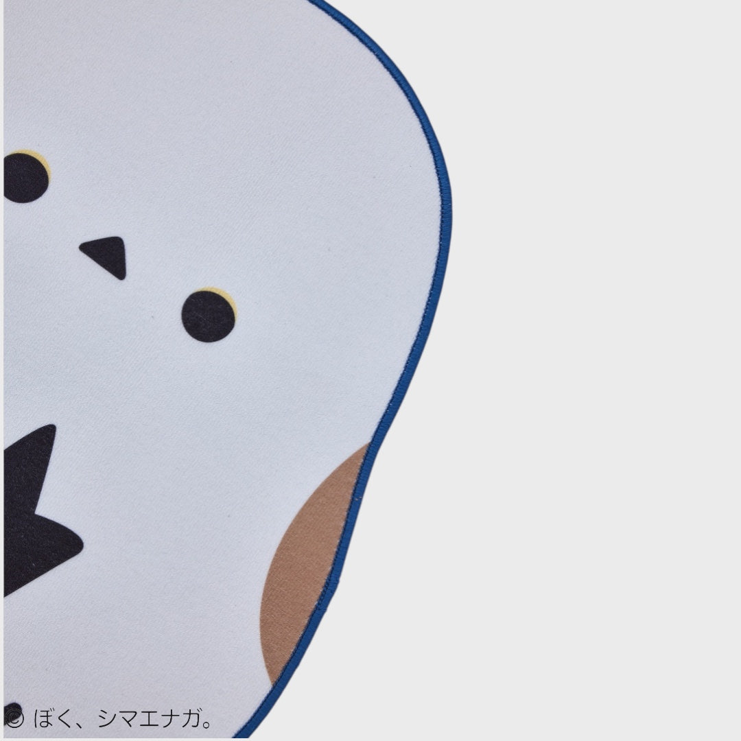 Shimaenaga Doormat – Adorable White Bird, Super Soft & Absorbent Floor Rug