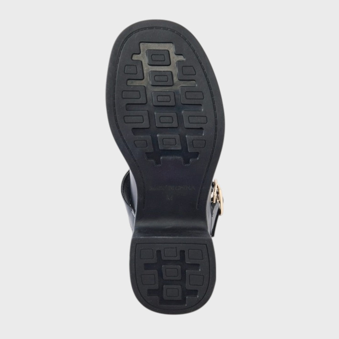 Rounded Toe Mary Jane Heels