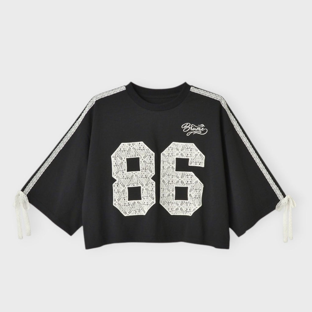 Kids เสื้อยืดเด็ก Cropped T-Shirt ลาย 86 สไตล์สปอร์ตแฟชั่น