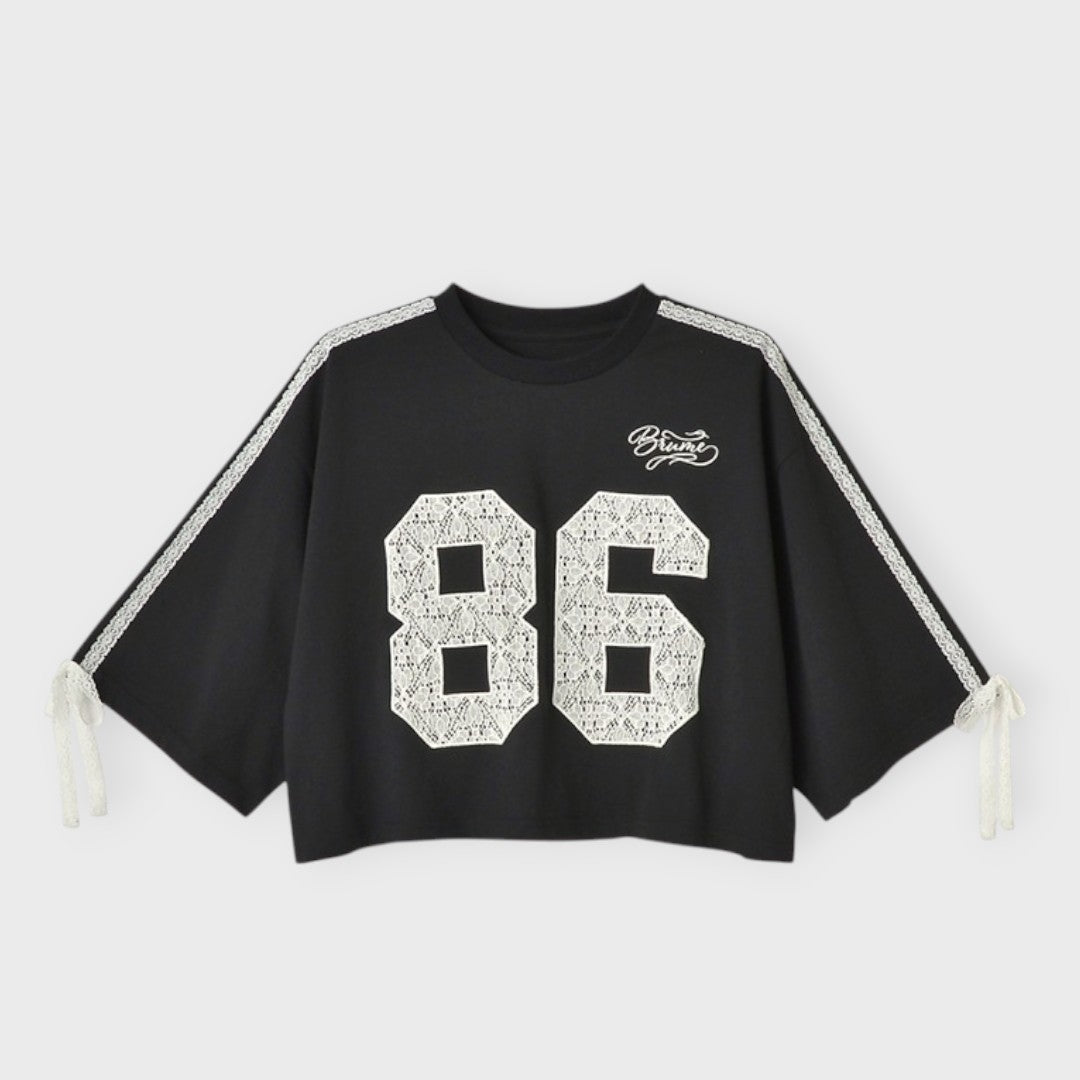 Kids เสื้อยืดเด็ก Cropped T-Shirt ลาย 86 สไตล์สปอร์ตแฟชั่น