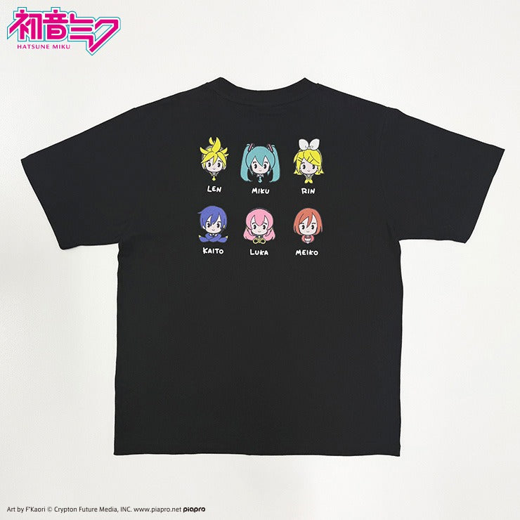 HATSUNE MIKU BLACK ICON GRAPHIC T-SHIRT