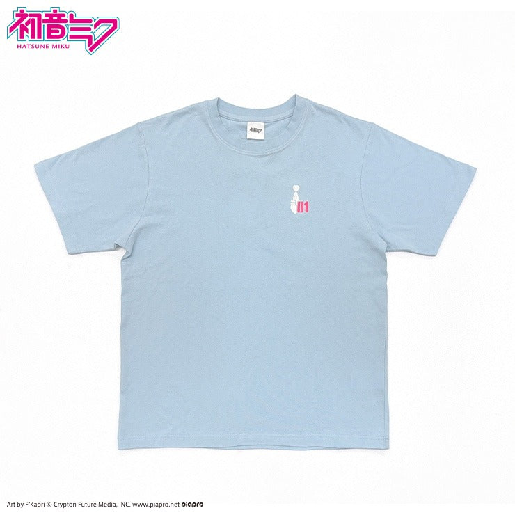 HATSUNE MIKU BLUE BACK GRAPHIC T-SHIRT