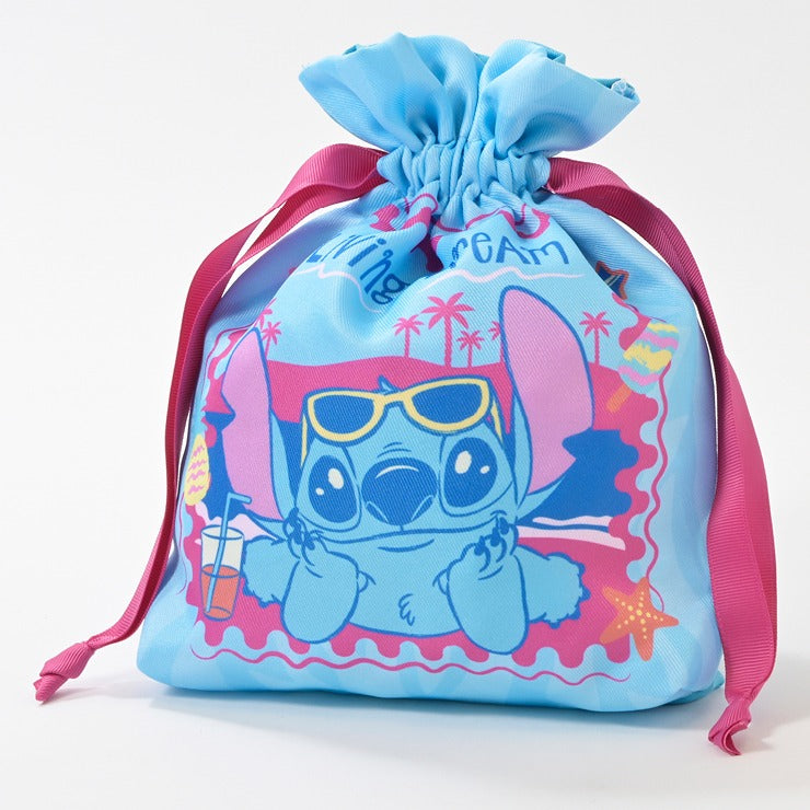 DISNEY - STITCH FRILL DRAWSTRING BAG