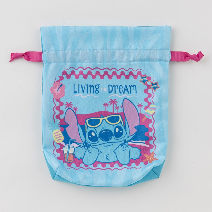 DISNEY - STITCH FRILL DRAWSTRING BAG