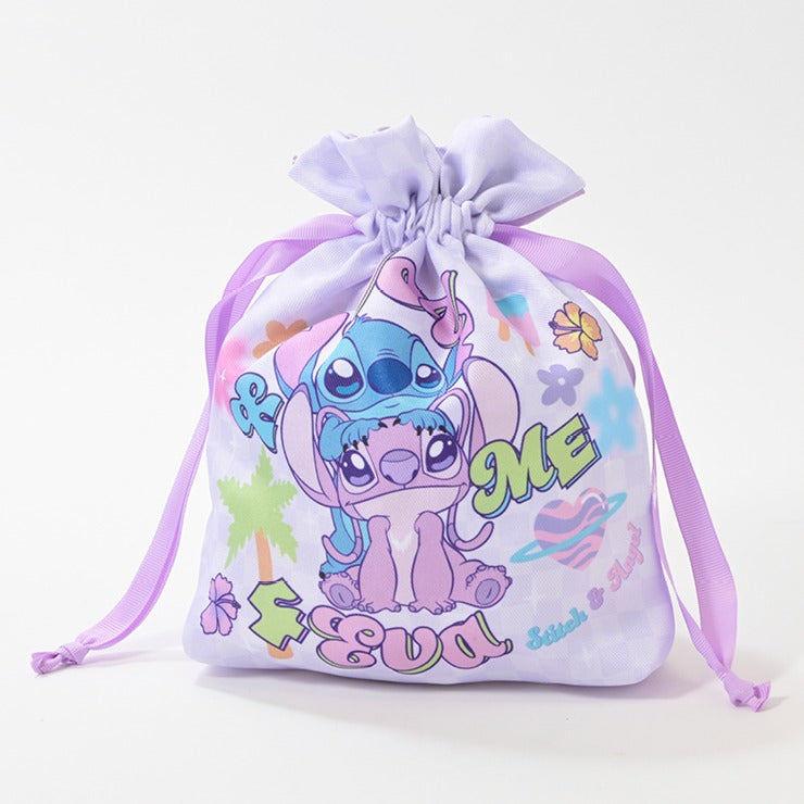 DISNEY - STITCH FRILL DRAWSTRING BAG