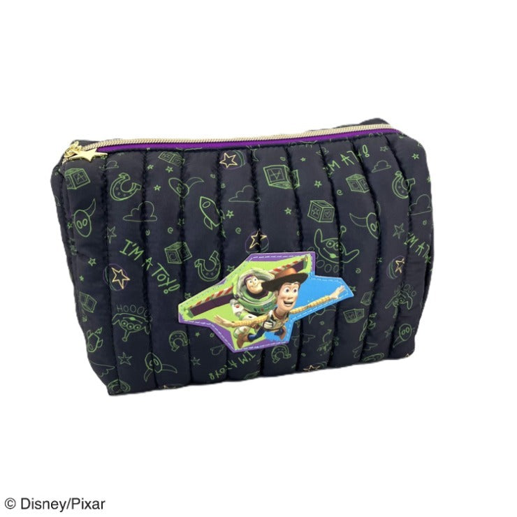 DISNEY PIXAR TOY STORY WOODY & BUZZ LIGHTYEAR QUILTED POUCH