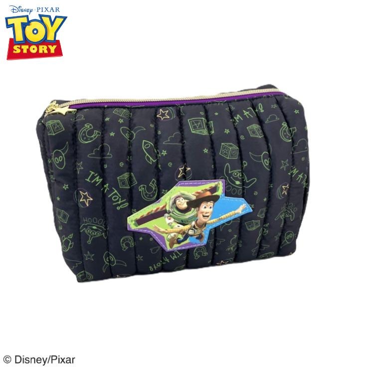 DISNEY PIXAR TOY STORY WOODY & BUZZ LIGHTYEAR QUILTED POUCH