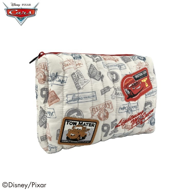 DISNEY PIXAR CARS LIGHTNING MCQUEEN & MATER QUILTED POUCH