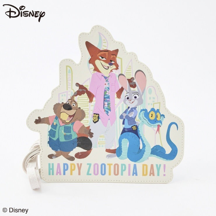 DISNEY - ZOOTOPIA DIE-CUT POUCH WITH SHOULDER STRAP