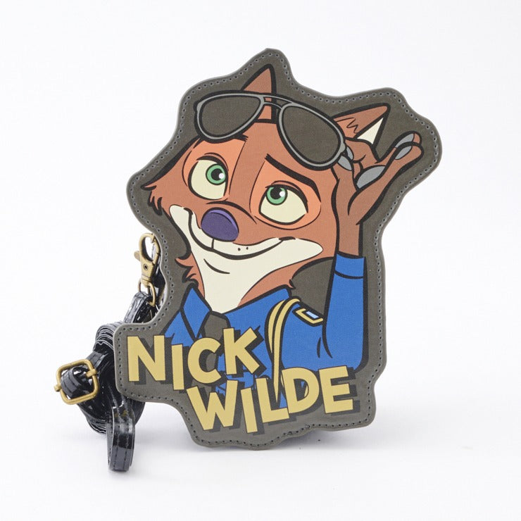 DISNEY - ZOOTOPIA DIE-CUT POUCH WITH SHOULDER STRAP