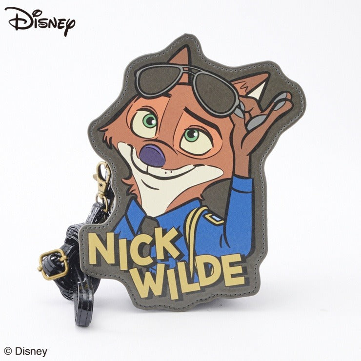 DISNEY - ZOOTOPIA DIE-CUT POUCH WITH SHOULDER STRAP
