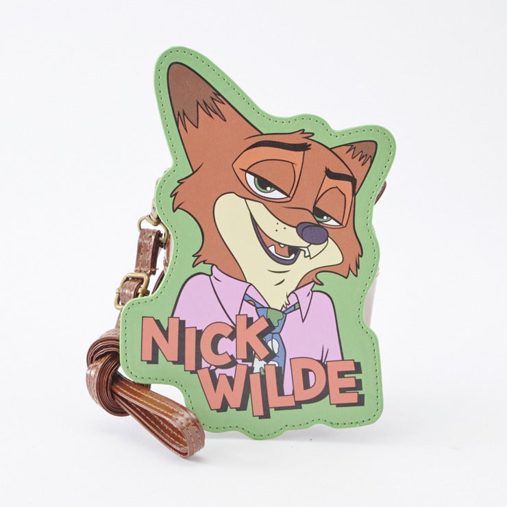 DISNEY - NICK WILDE DIE-CUT POUCH WITH SHOULDER STRAP