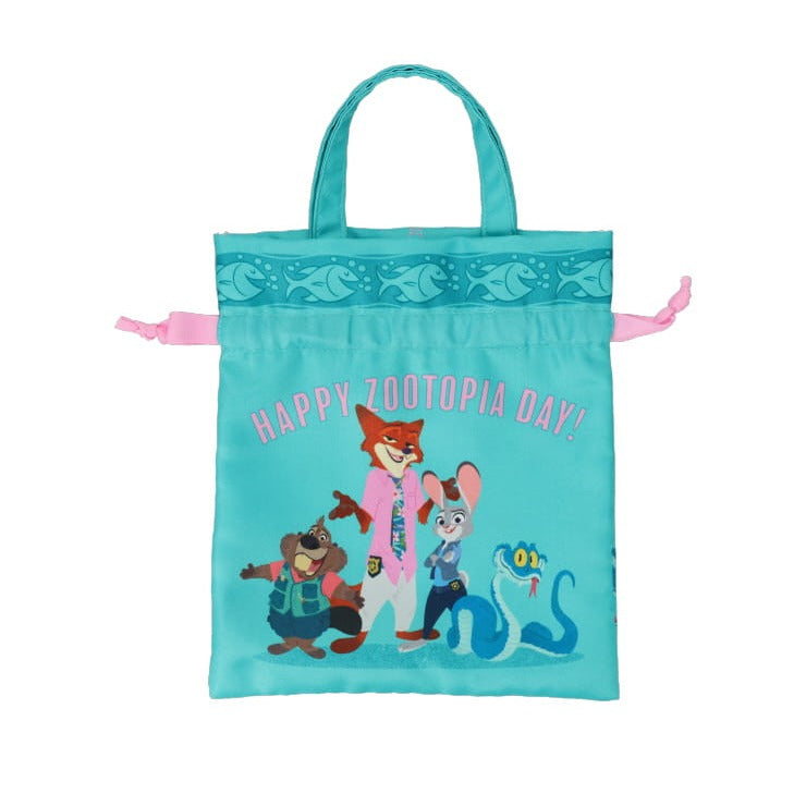 DISNEY - ZOOTOPIA DRAWSTRING BAG WITH HANDLE