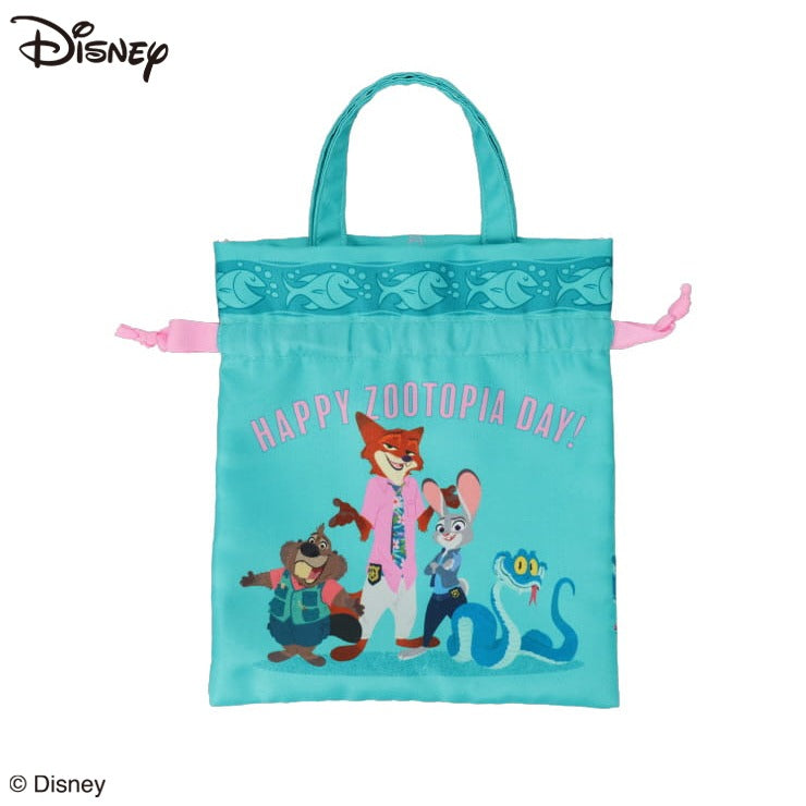DISNEY - ZOOTOPIA DRAWSTRING BAG WITH HANDLE
