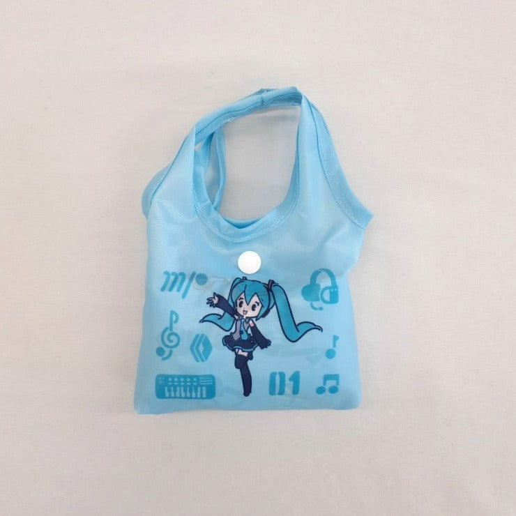 HATSUNE MIKU BLUE GRAPHIC SHOPPING BAG