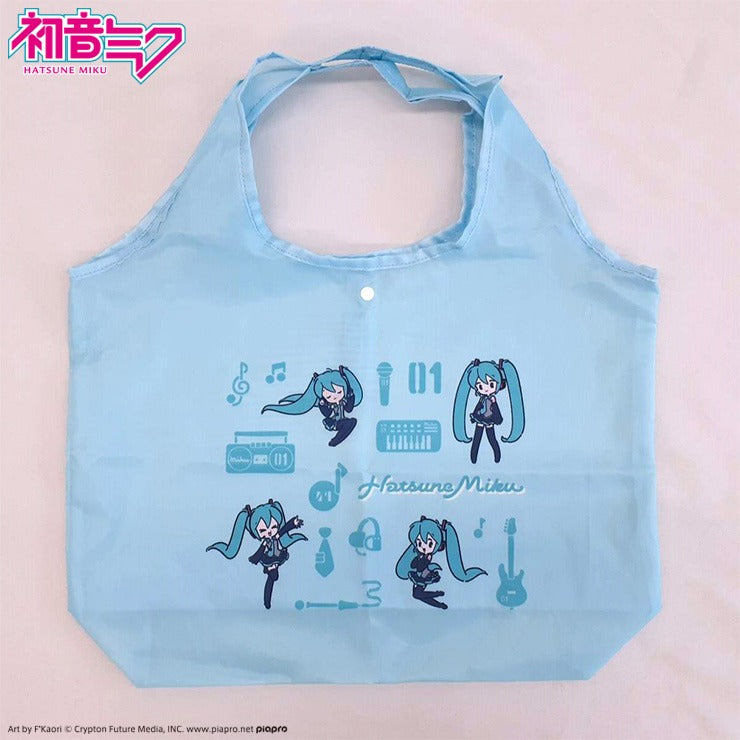 HATSUNE MIKU BLUE GRAPHIC SHOPPING BAG