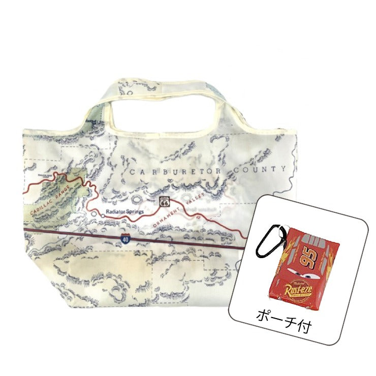 DISNEY - CARS  SHOPPING BAG WITH PVC POUCH