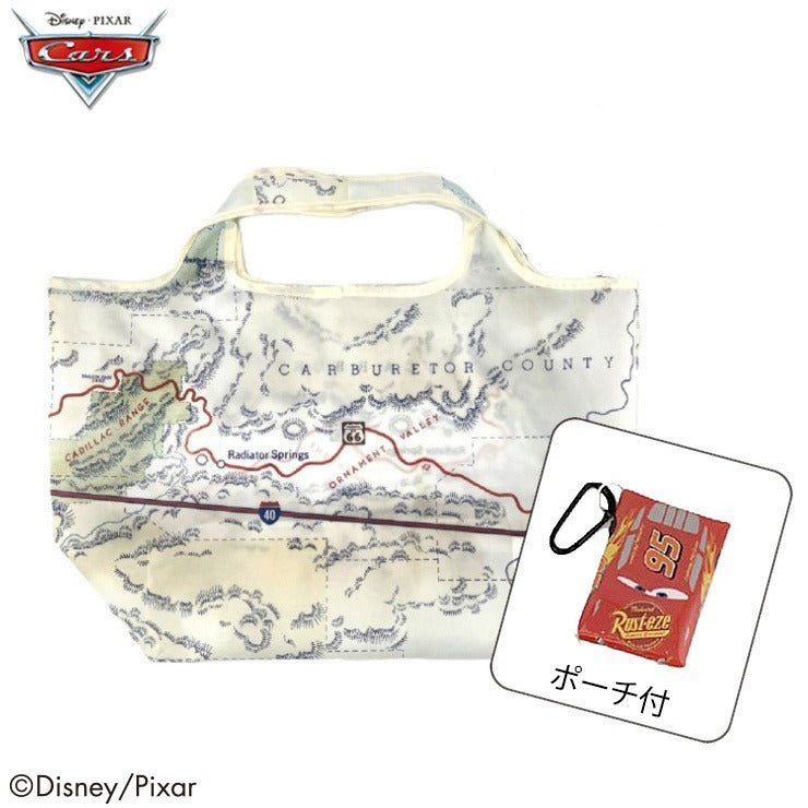 DISNEY - CARS  SHOPPING BAG WITH PVC POUCH