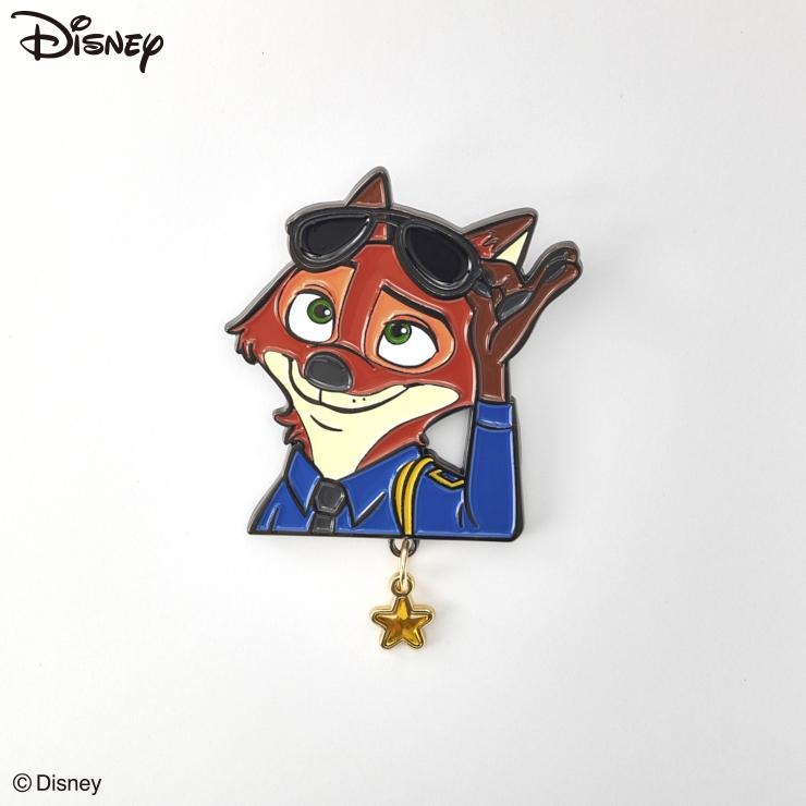 DISNEY ZOOTOPIA NICK WILDE BROOCH