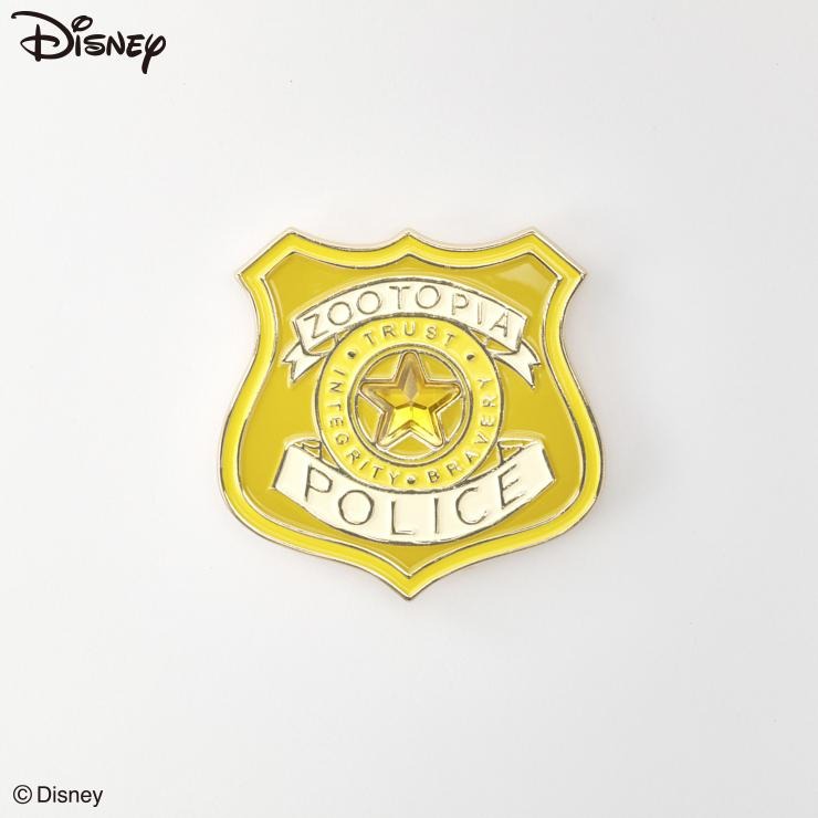 DISNEY ZOOTOPIA POLICE BADGE BROOCH