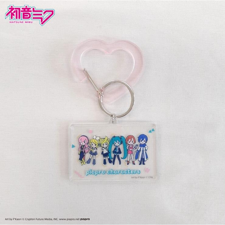 HATSUNE MIKU HEART CARABINER KEYRING – GROUP ART