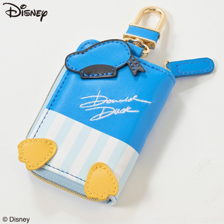 DISNEY DONALD DUCK SMART KEY CASE WITH ROTATING CARABINER