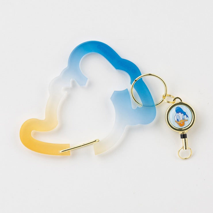 DISNEY DONALD DUCK CARABINER WITH RETRACTABLE REEL