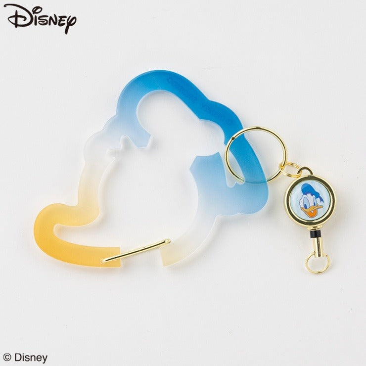 DISNEY DONALD DUCK CARABINER WITH RETRACTABLE REEL