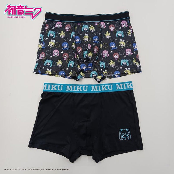 HATSUNE MIKU PIAPRO CHARACTERS 2-PACK BOXER BRIEFS