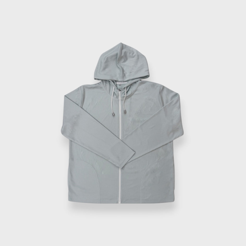 UV-COOL RIBBED HOODIE