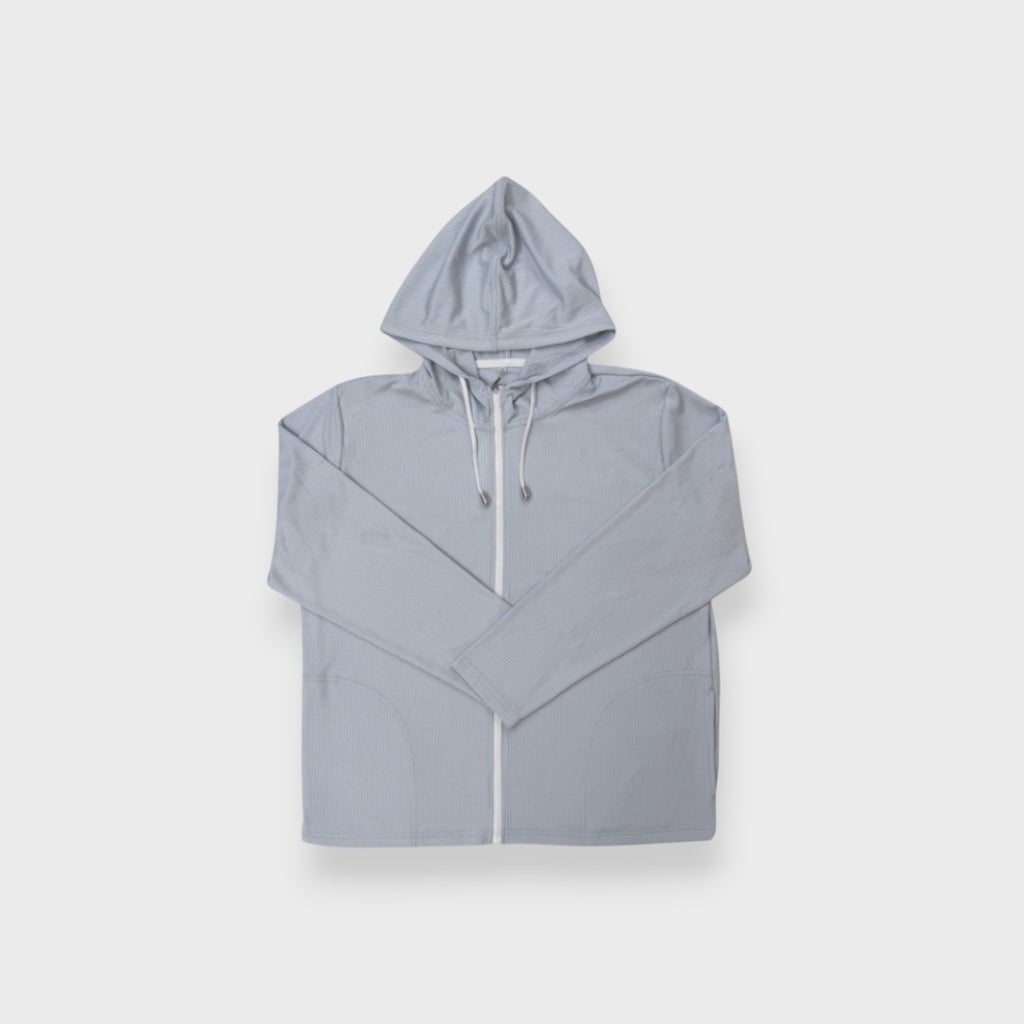 UV-COOL RIBBED HOODIE
