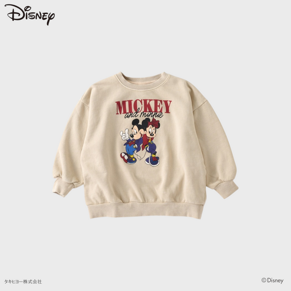 KIDS DISNEY - MICKEY & MINNIE PRINT SWEATSHIRT(110-120CM)