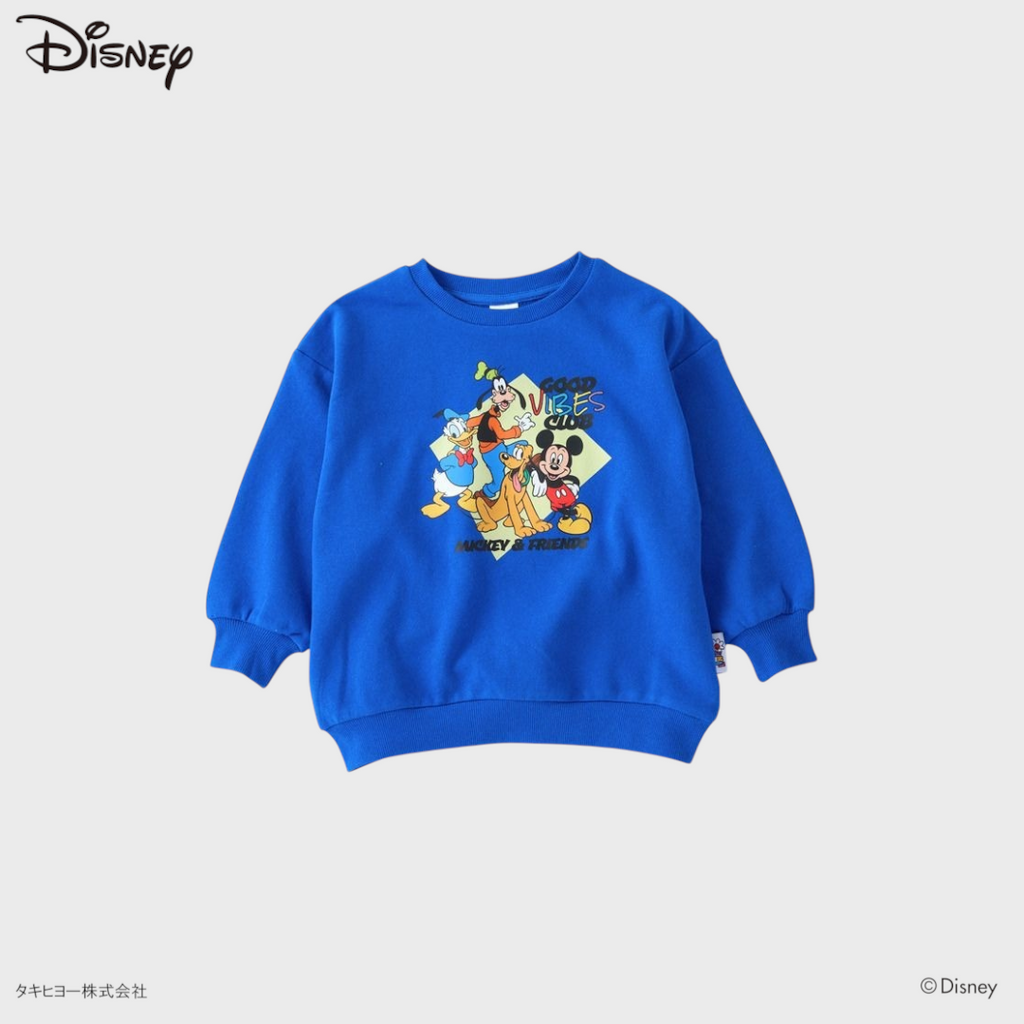 KIDS DISNEY - MICKEY & FRIENDS PRINT SWEATSHIRT(100CM)