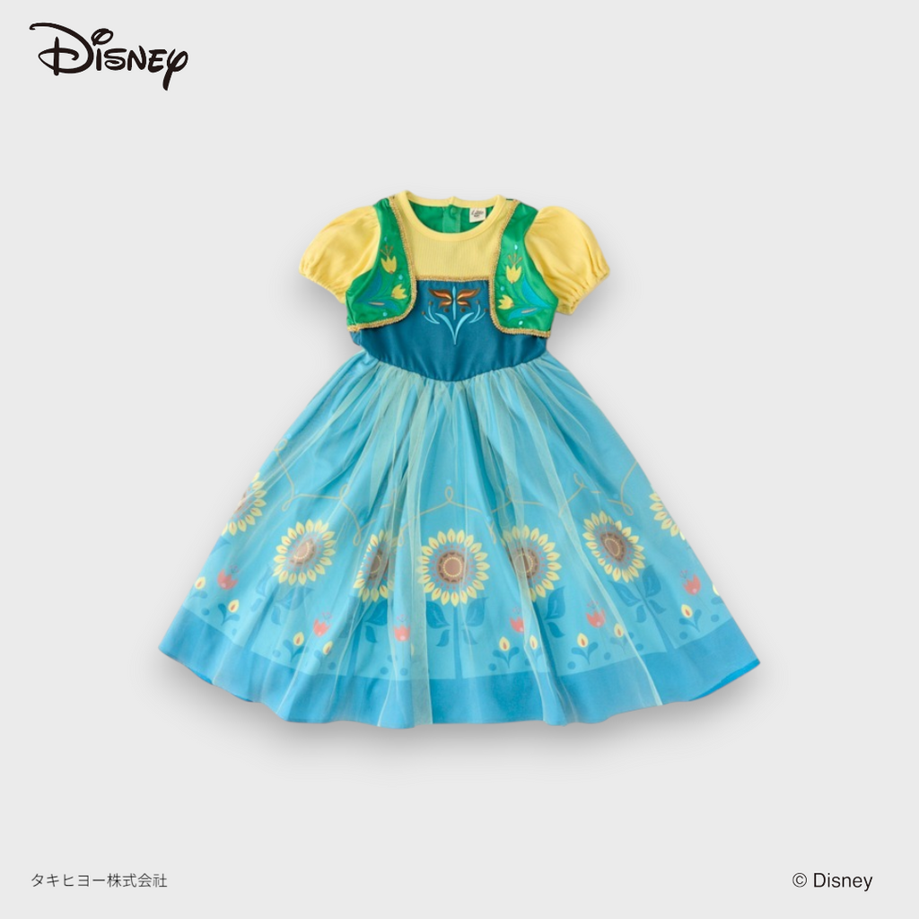 DISNEY ANNA-INSPIRED SUNFLOWER PRINCESS DRESS (90・100CM)