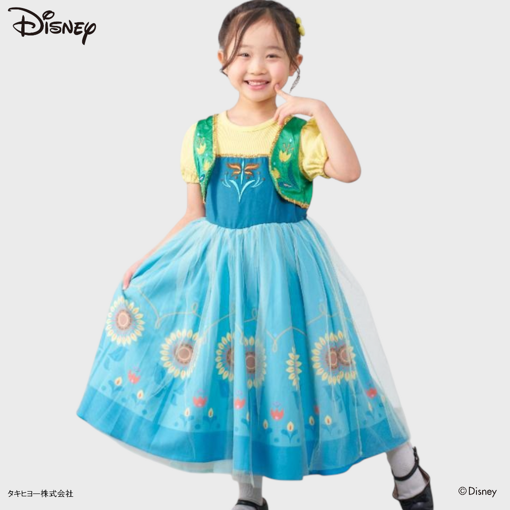 KIDS DISNEY - ANNA ONE PIECE GREEN (110 - 130CM)