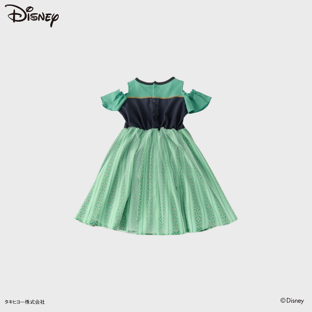 KIDS DISNEY - ANNA BABY ONE PIECE GREEN (90 - 100CM)