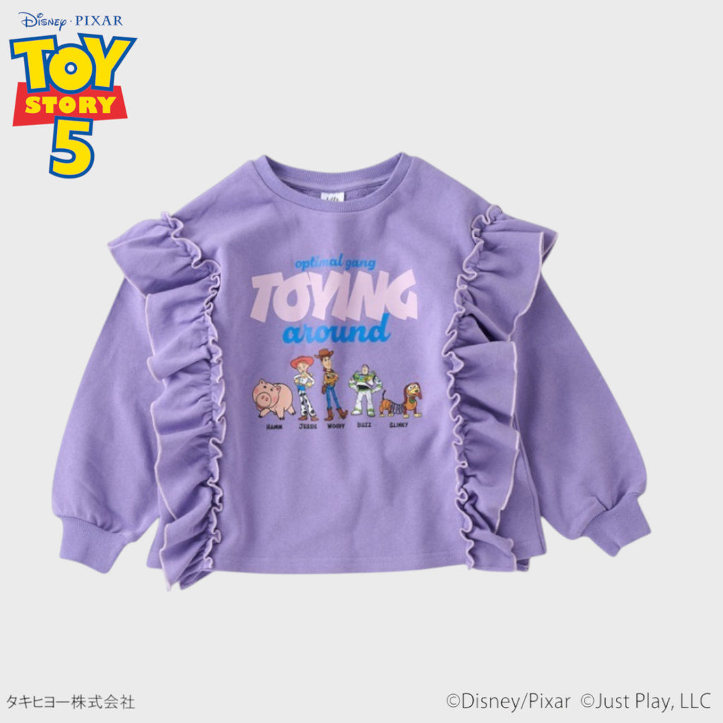 KIDS DISNEY - TOY STORY RUFFLE CHARACTER PRINT SWEATSHIRT(110-120CM)