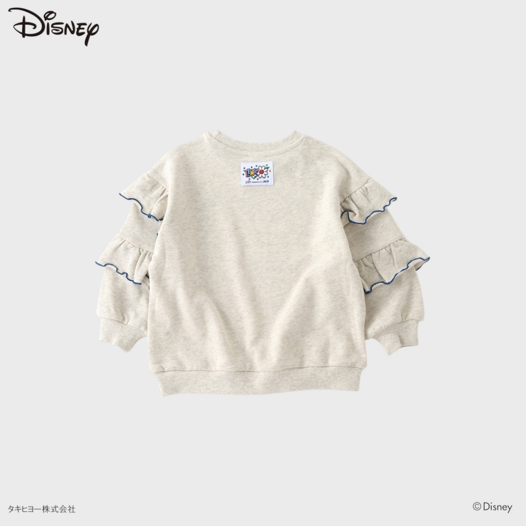 KIDS DISNEY - MINNIE MOUSE RUFFLE SLEEVE PRINT SWEATSHIRT(110-120CM)