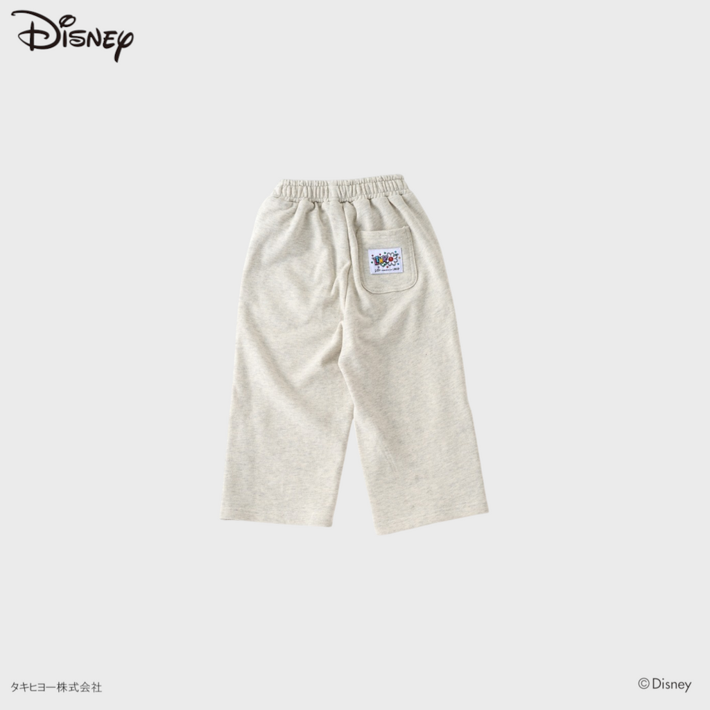 KIDS DISNEY - HEART EMBROIDERY WIDE-LEG PANTS(110-120CM)