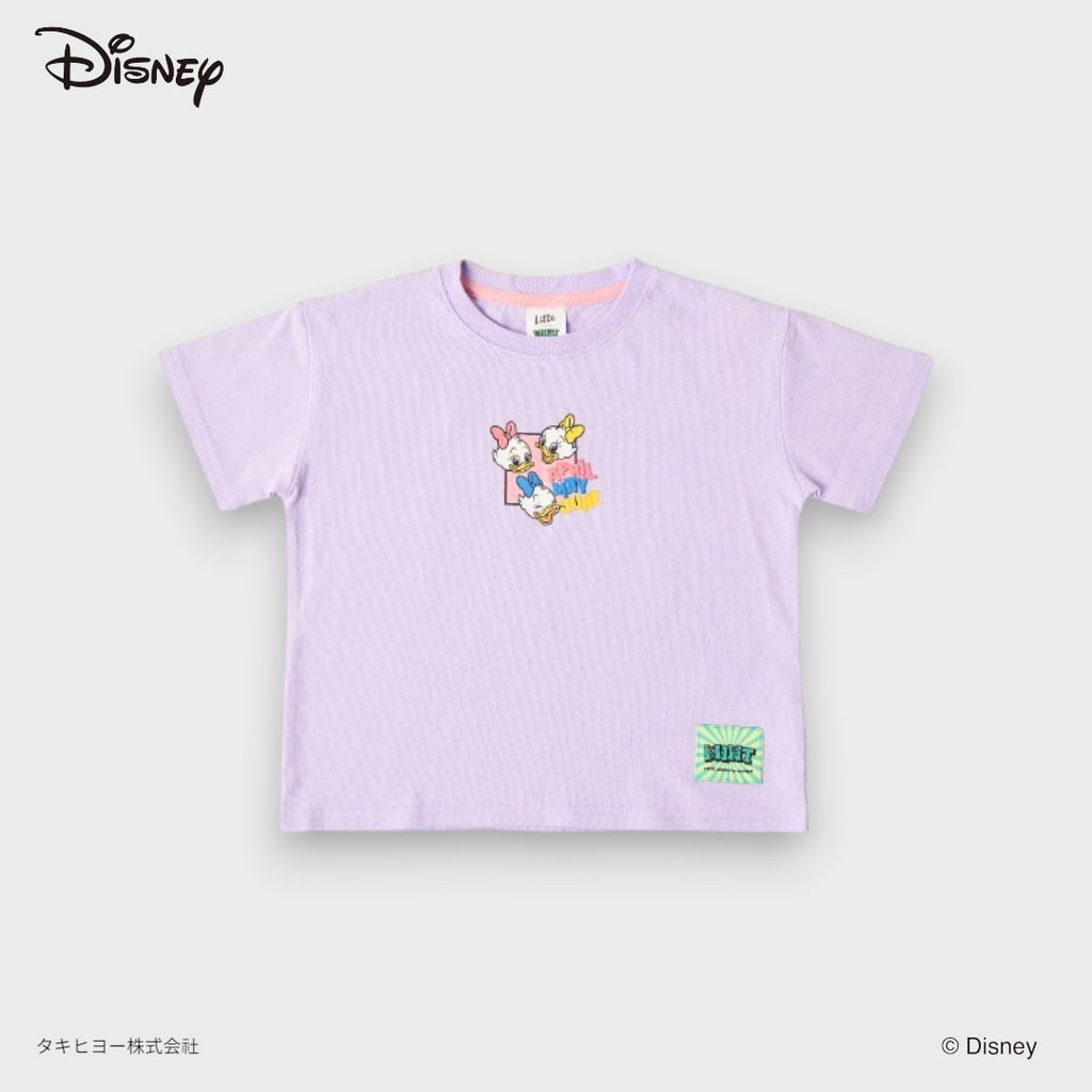 DISNEY DAISY & DONALD LAVENDER GRAPHIC T-SHIRT (110-130CM)
