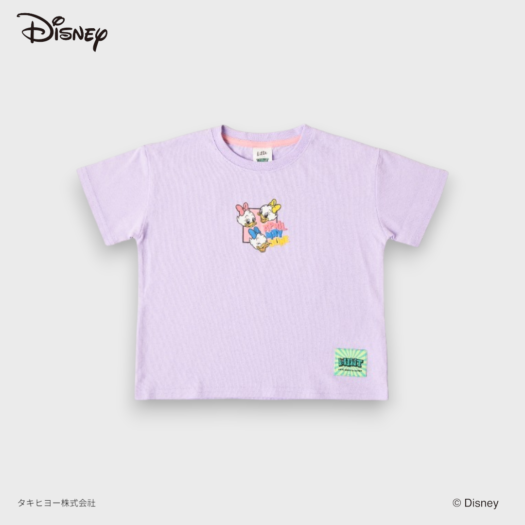 DISNEY DAISY & DONALD LAVENDER GRAPHIC T-SHIRT (110-130CM)