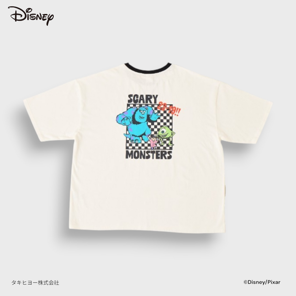 DISNEY MONSTERS, INC. “SCARY MONSTERS” BACK GRAPHIC T-SHIRT (110～130CM)