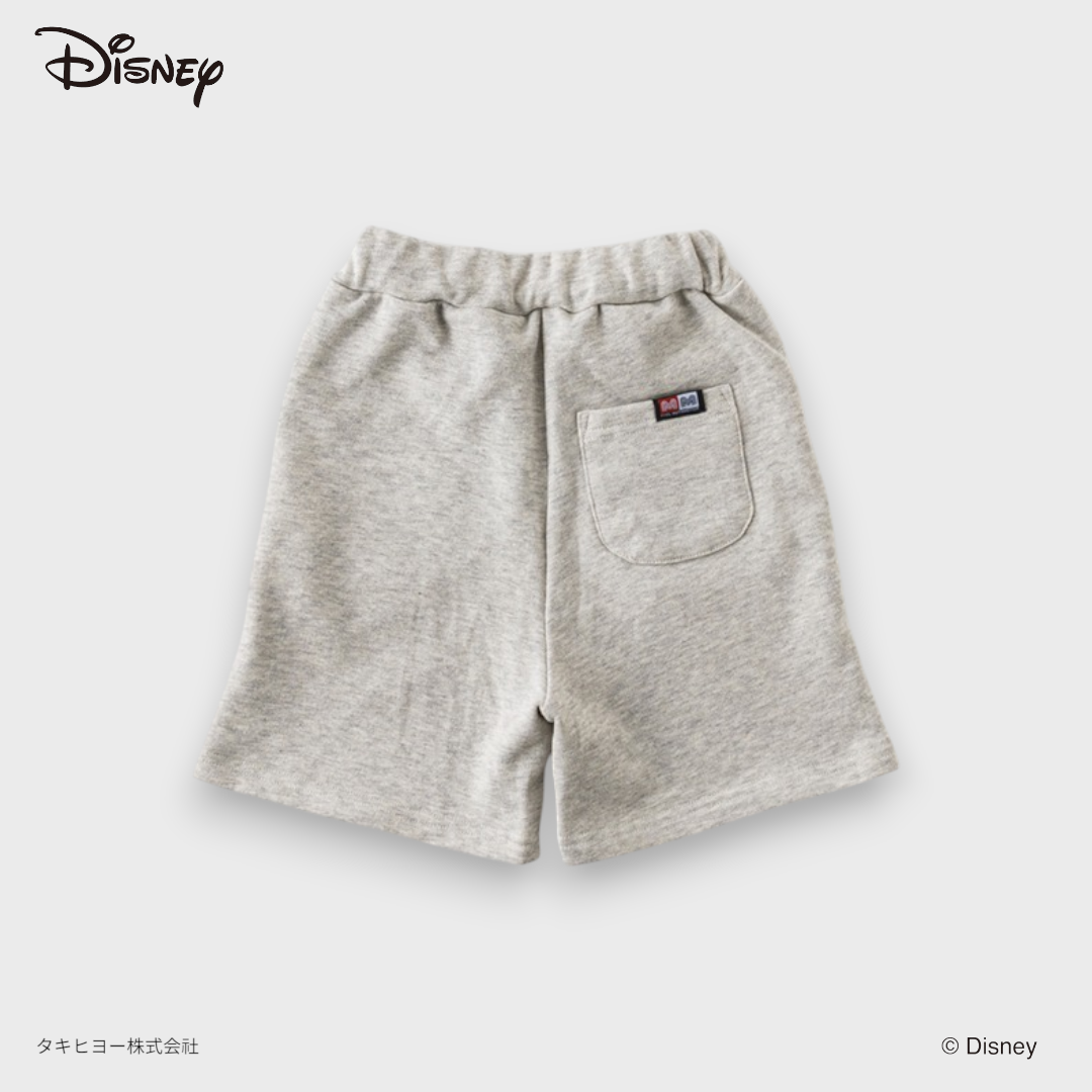 KIDS DISNEY MICKEY MOUSE RACING SHORTS – GRAPHIC SWEAT SHORTS WITH MOTOR SPORTS PRINT (140～160CM)