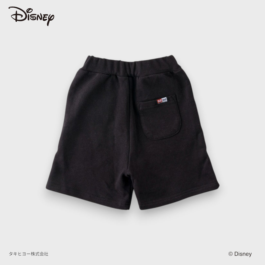 KIDS DISNEY MICKEY MOUSE RACING SHORTS – GRAPHIC SWEAT SHORTS WITH MOTOR SPORTS PRINT (140～160CM)
