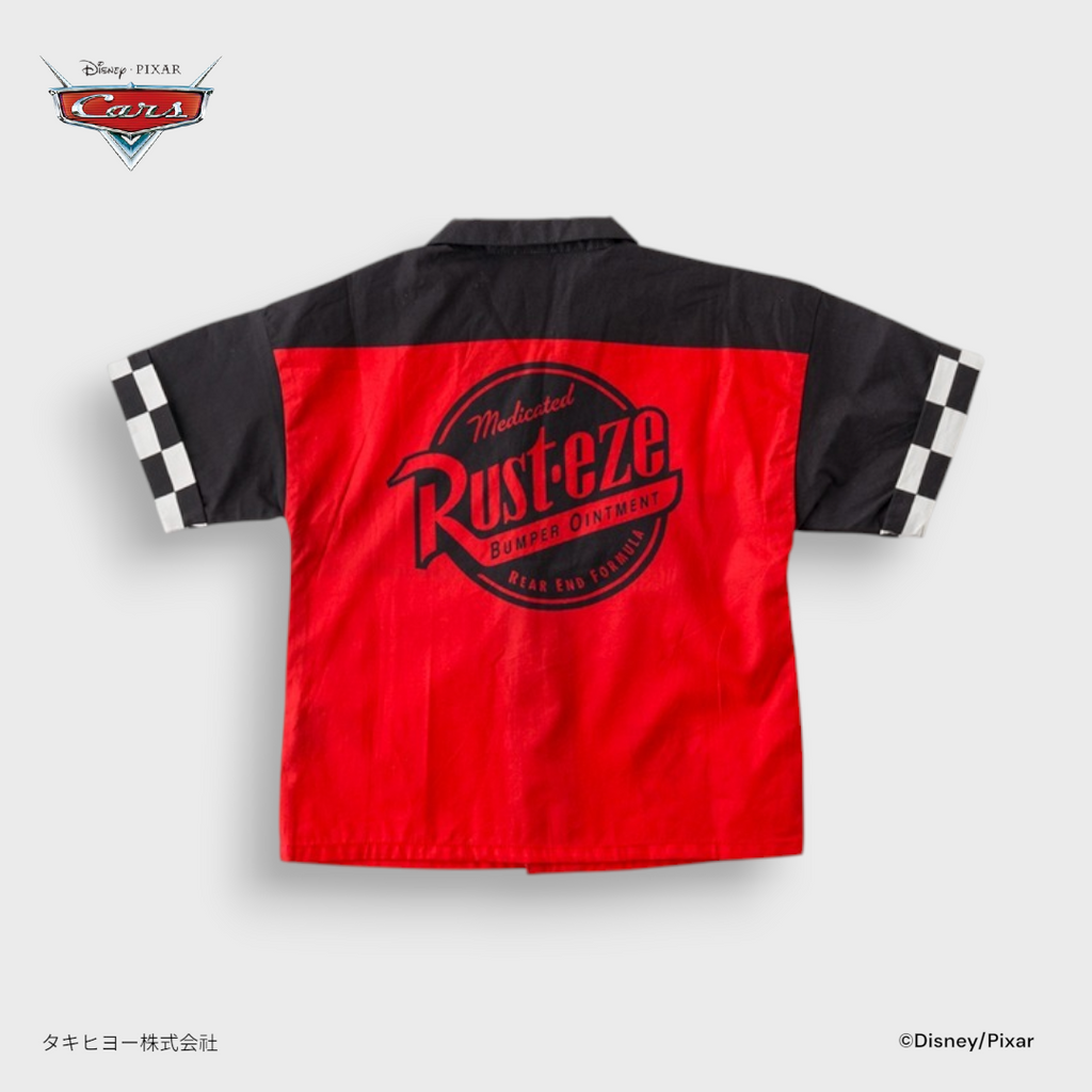 Kids (Size 110-130) Disney Pixar Cars Lightning McQueen Racing Shirt Fashion